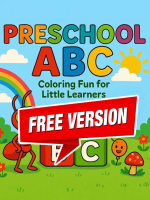 Preschool Alphabet Coloring Pages Free