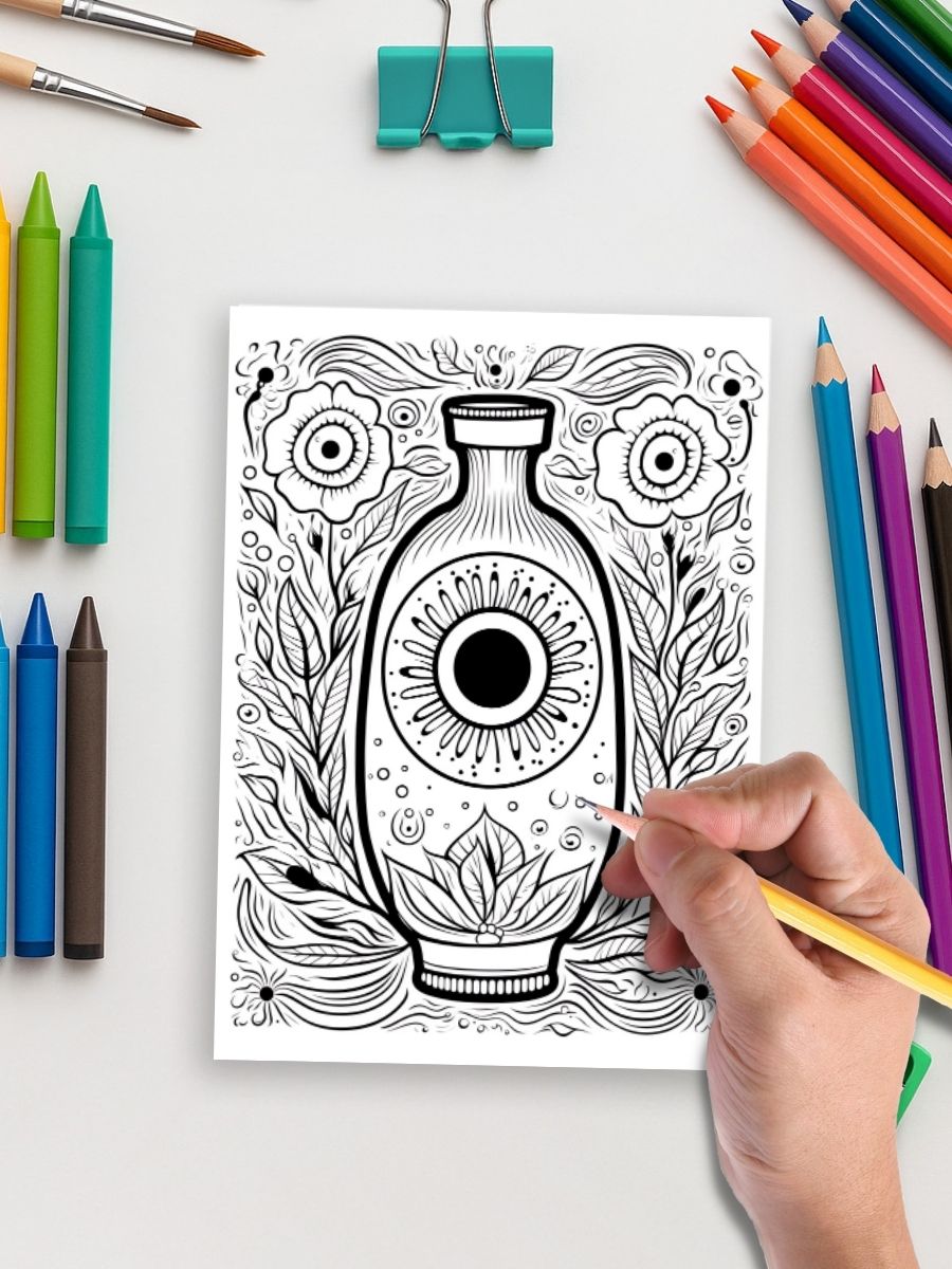 Boho Expressions – 47 Whimsical Art Pages - Image 5